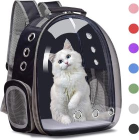 Cat Backpack Carrier Bubble Bag; Small Dog Backpack Carrier for Small Dogs; Space Capsule Pet Carrier Dog Hiking Backpack Airline Approved Travel (Color: PINK)