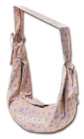 Touchdog 'Paw-Ease' Over-The-Shoulder Travel Sling Pet Carrier (Color: PINK)